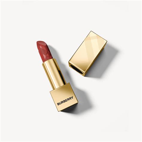 burberry kisses burnished red.